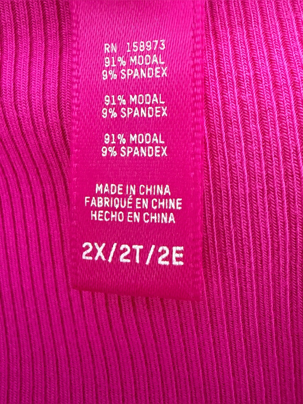 NWT SKIMS Soft Lounge Shimmer Long Sleeve Maxi Dress Fuchsia Foil Pink 2X RARE - Picture 11 of 14